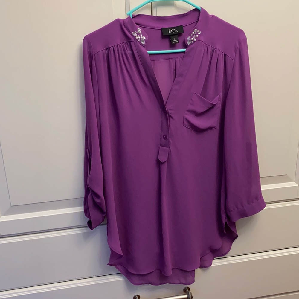 Purple blouse